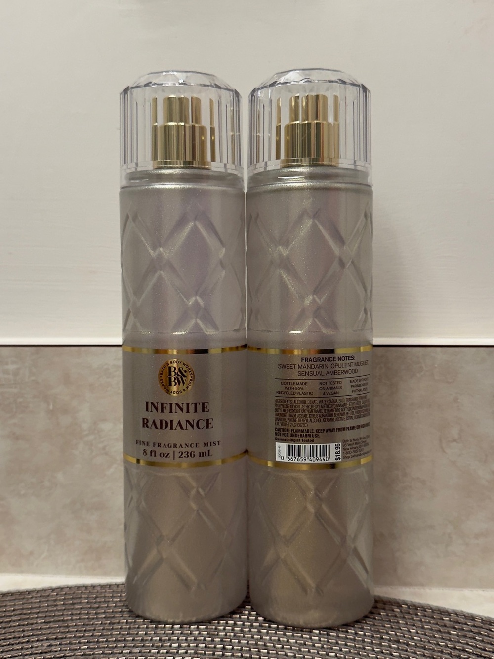 NWT BBW Infinite Radiance Fine Fragrance Mist Set - Picture 2 of 2